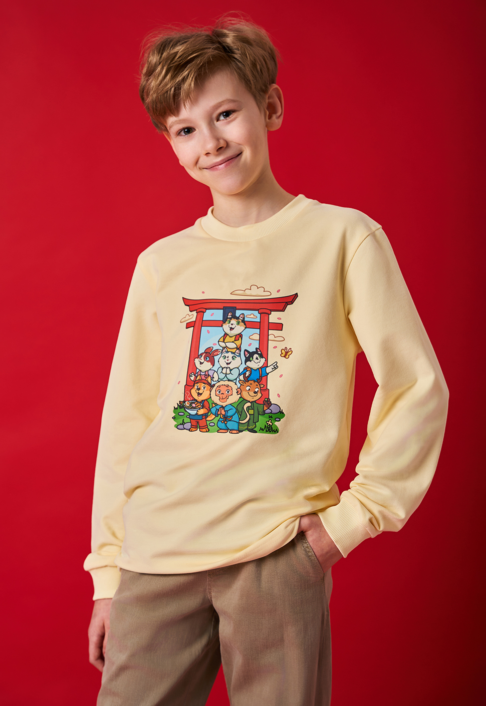 Лонгслив "Приключение Пушистиков"