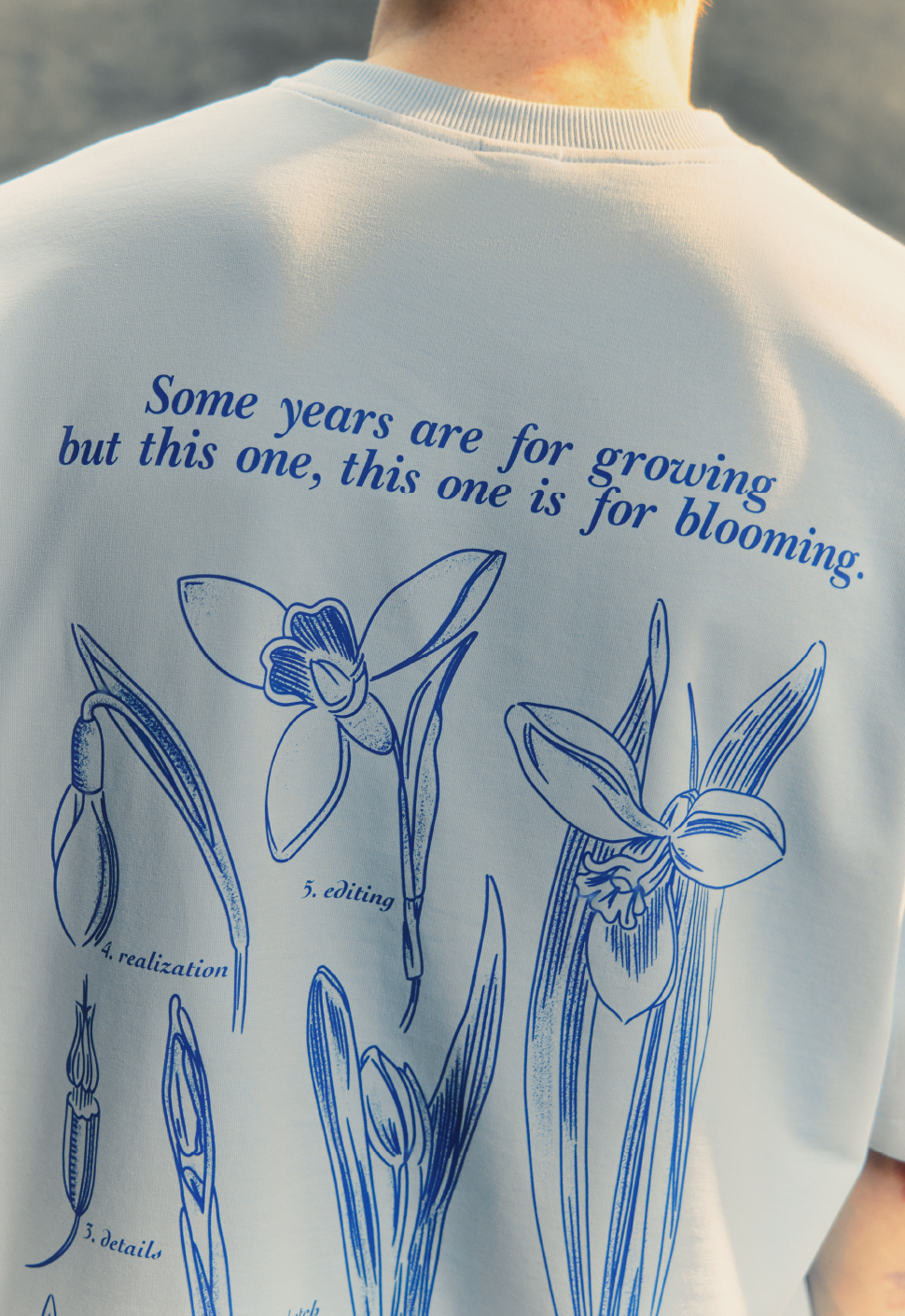 Футболка "Snowdrop" Небесная