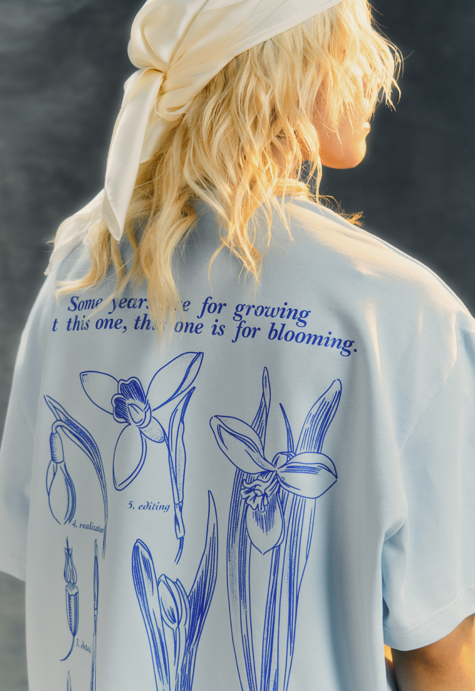 Футболка "Snowdrop" Небесная