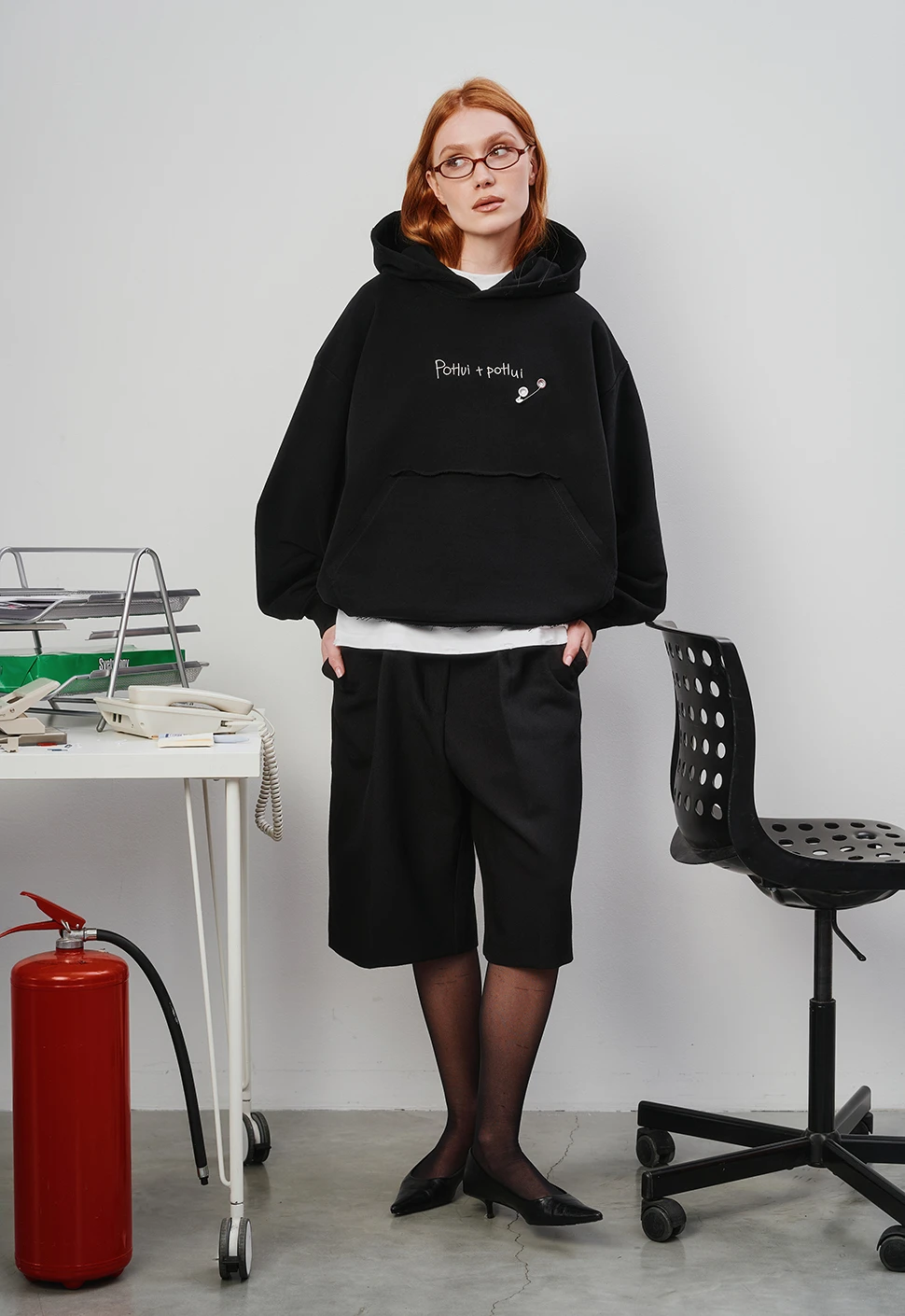 Худи "Po*ui+Po*ui" чёрное