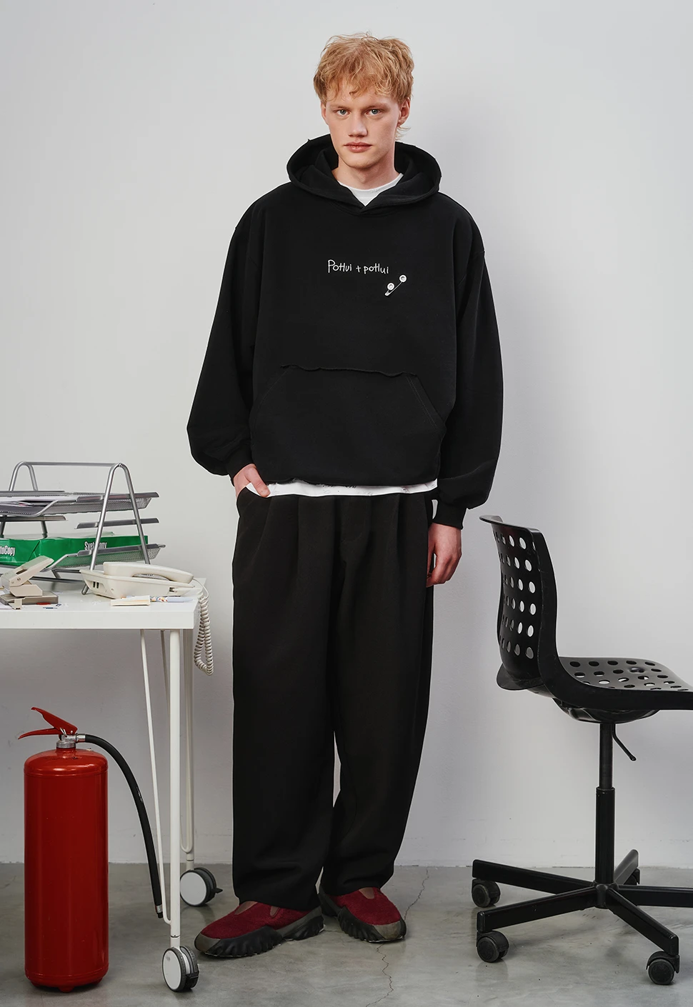 Худи "Po*ui+Po*ui" чёрное