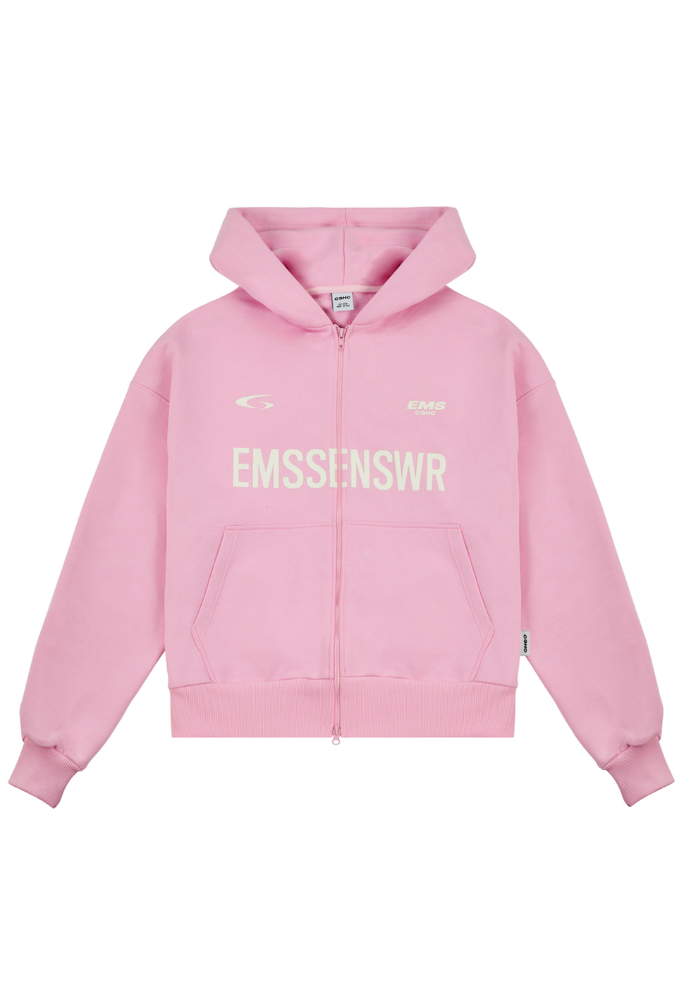 Зип-худи "EMS" розовый