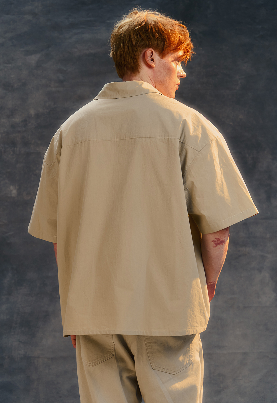 Рубашка "Birds" Пустынная дымка