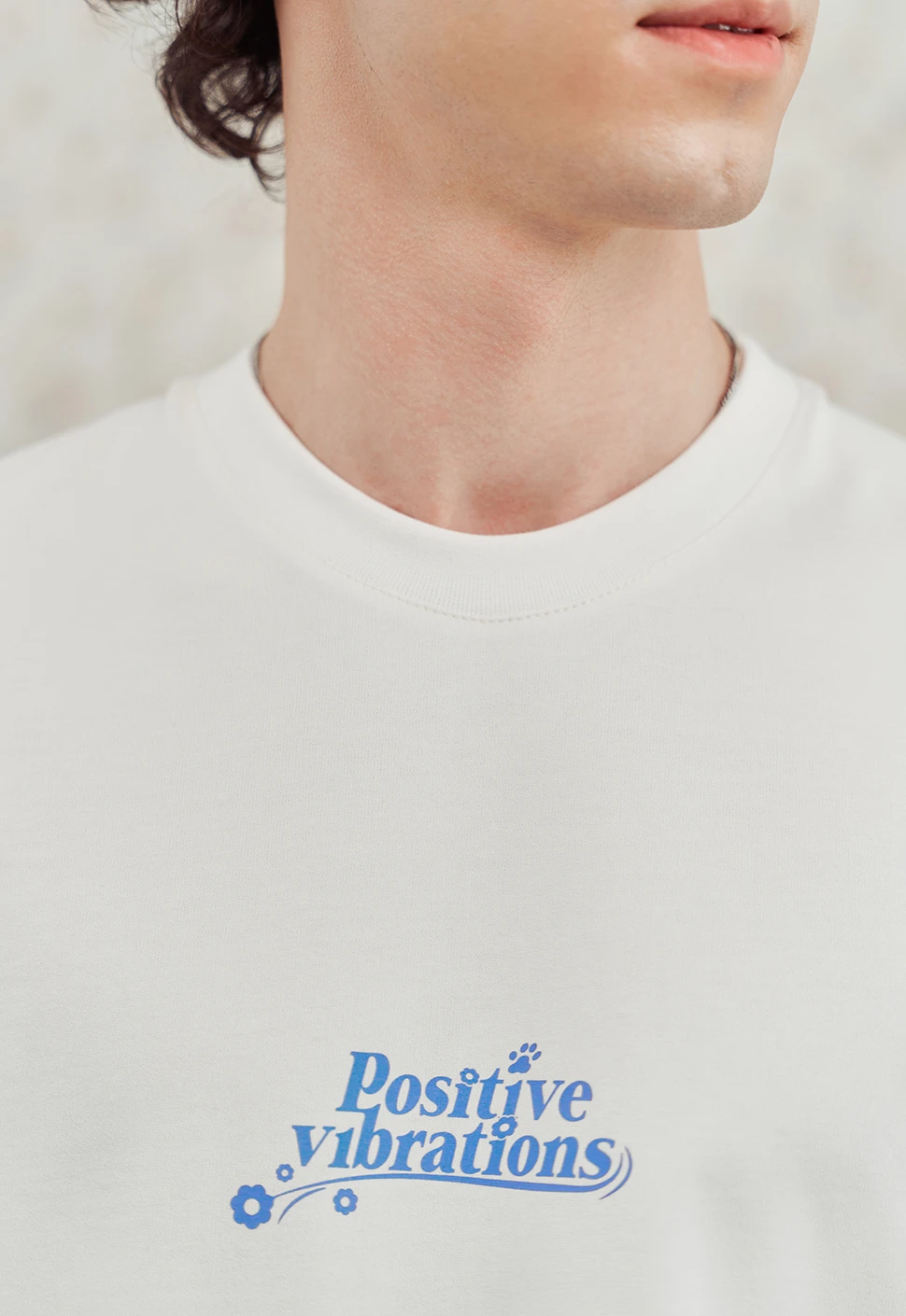 Футболка "Positive party" ванильный коктейль