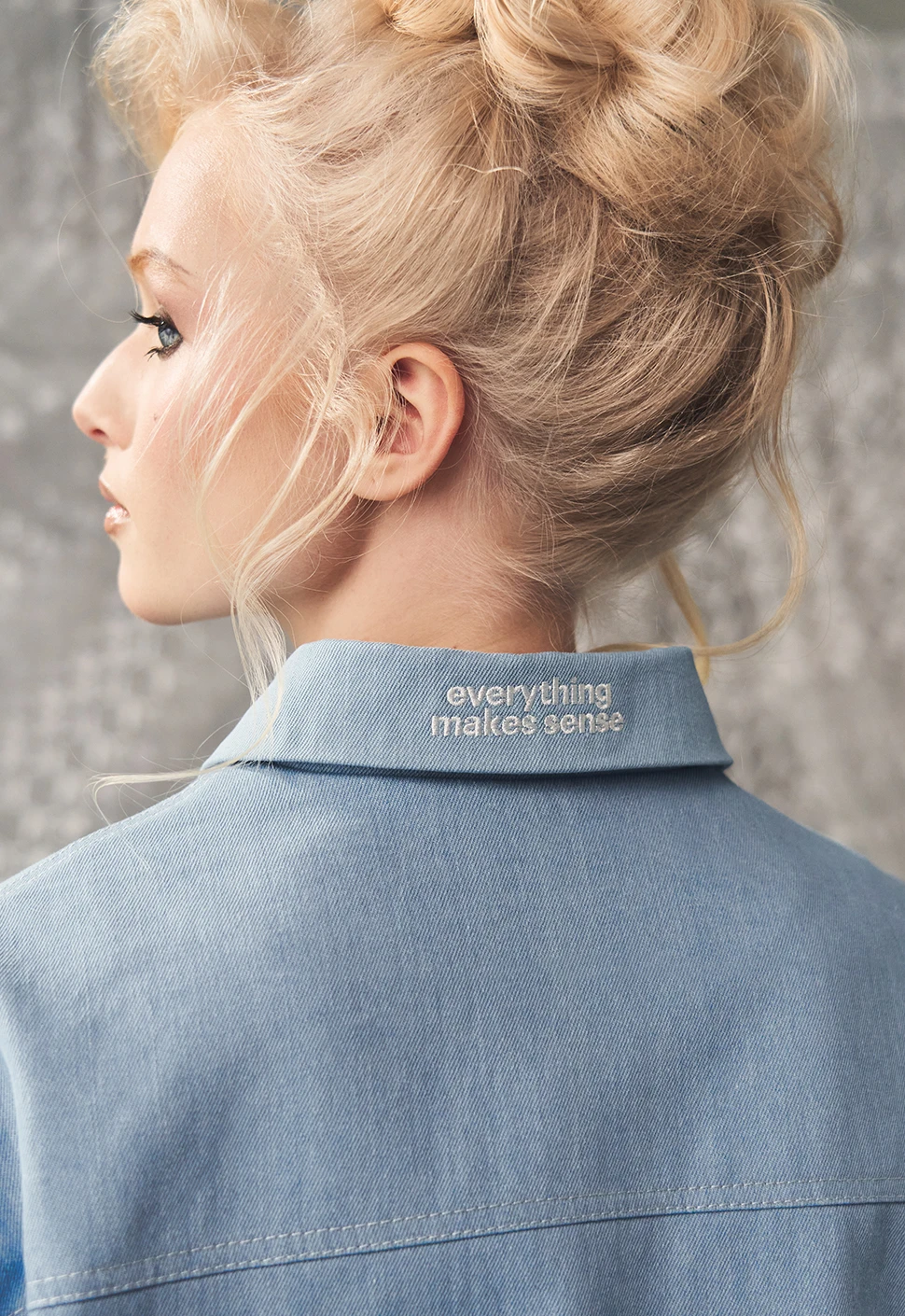 Куртка "Denim" небесно-голубая женская