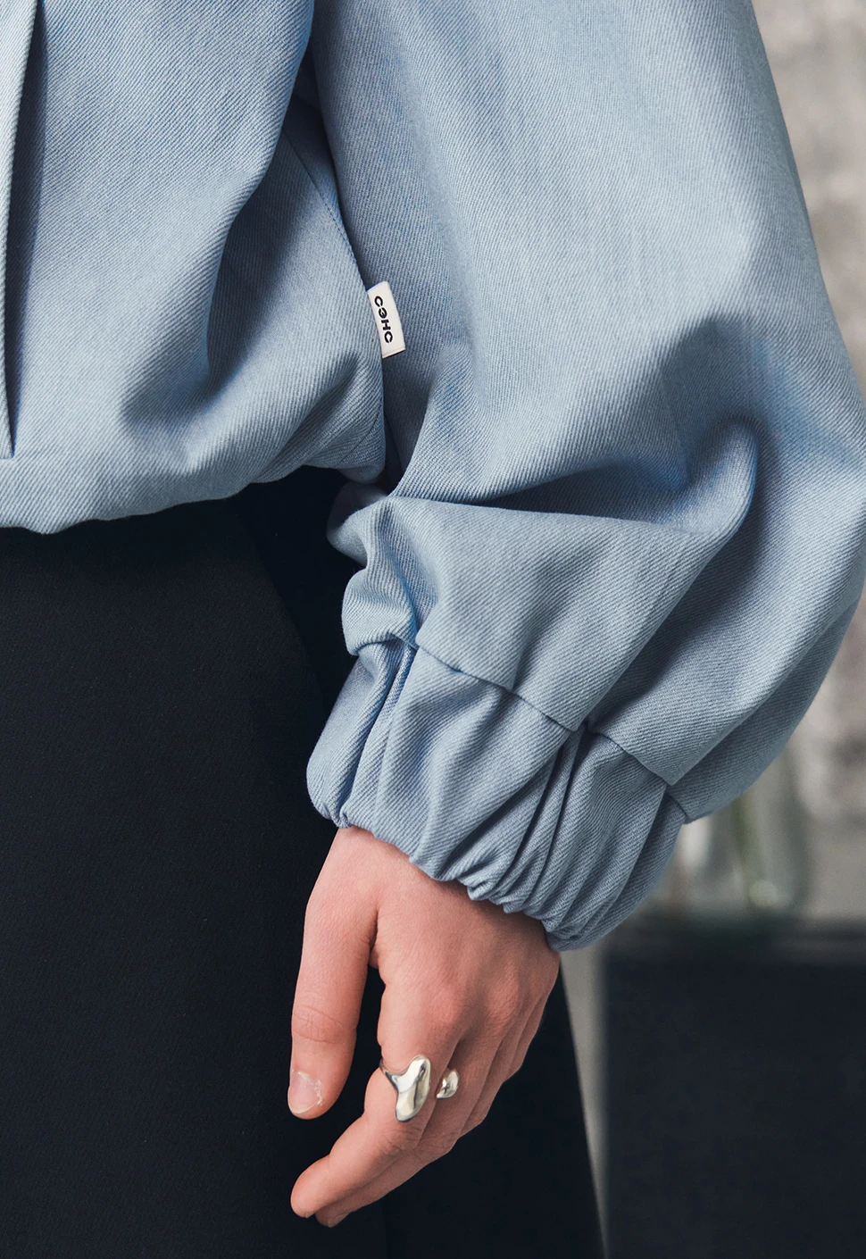 Куртка "Denim" небесно-голубая женская